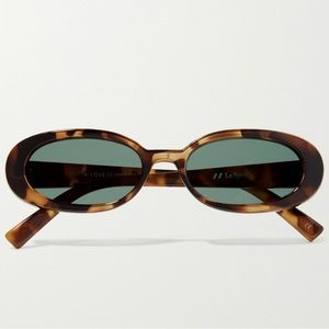 Le Specs Outta Love Oval Sunglasses